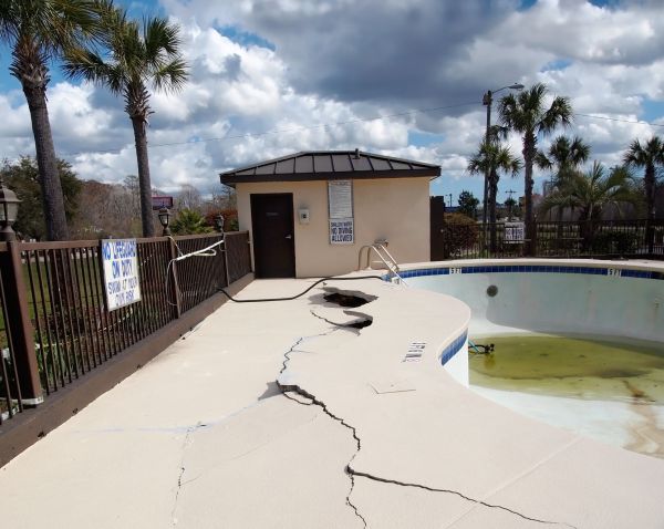 Cracked Patio Repair in New Braunfels
